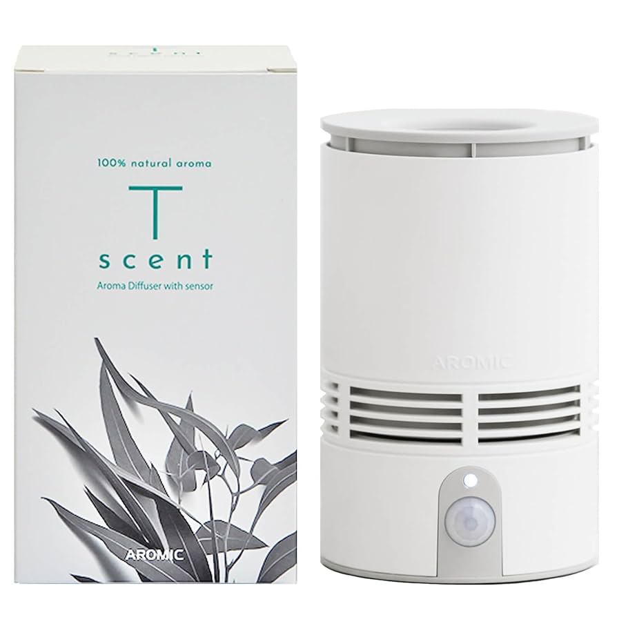 AROMICスタイル 睡眠用ディフューザー、玄関用ミスト、トイレ用ディフューザー アロミックスタイル 玄関用センサー付きアロマディフューザー e
